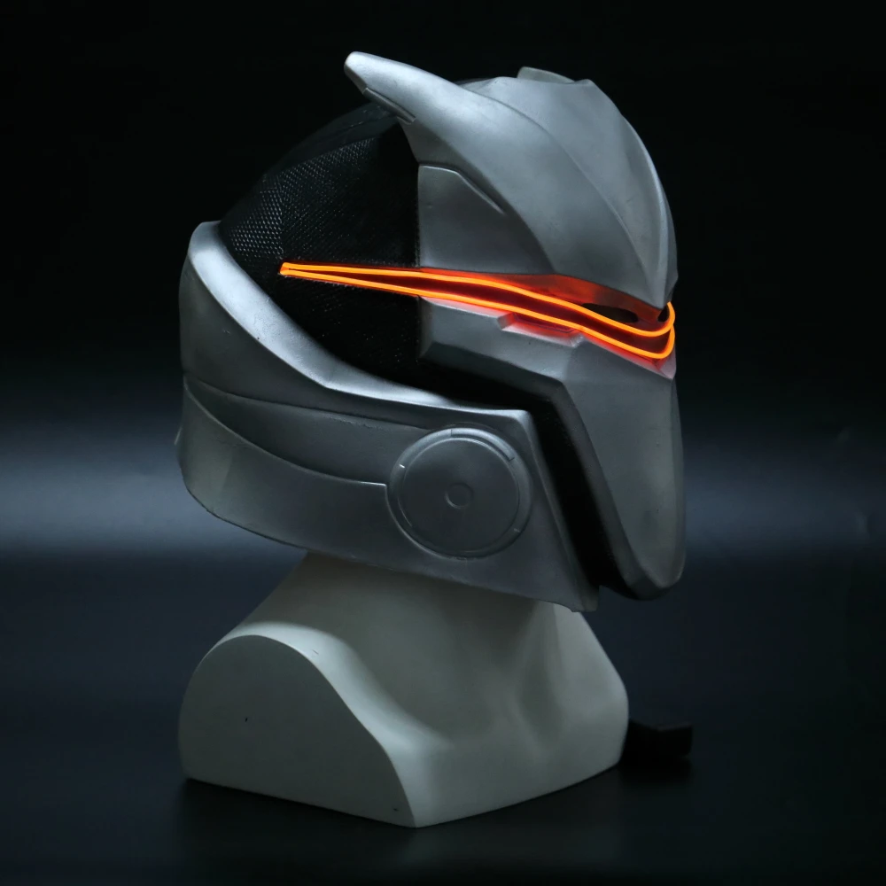 Game Fortniter Omega Mask With LED Light Drift Cosplay Latex Helmet Omega Halloween Party Dropshipping (61)