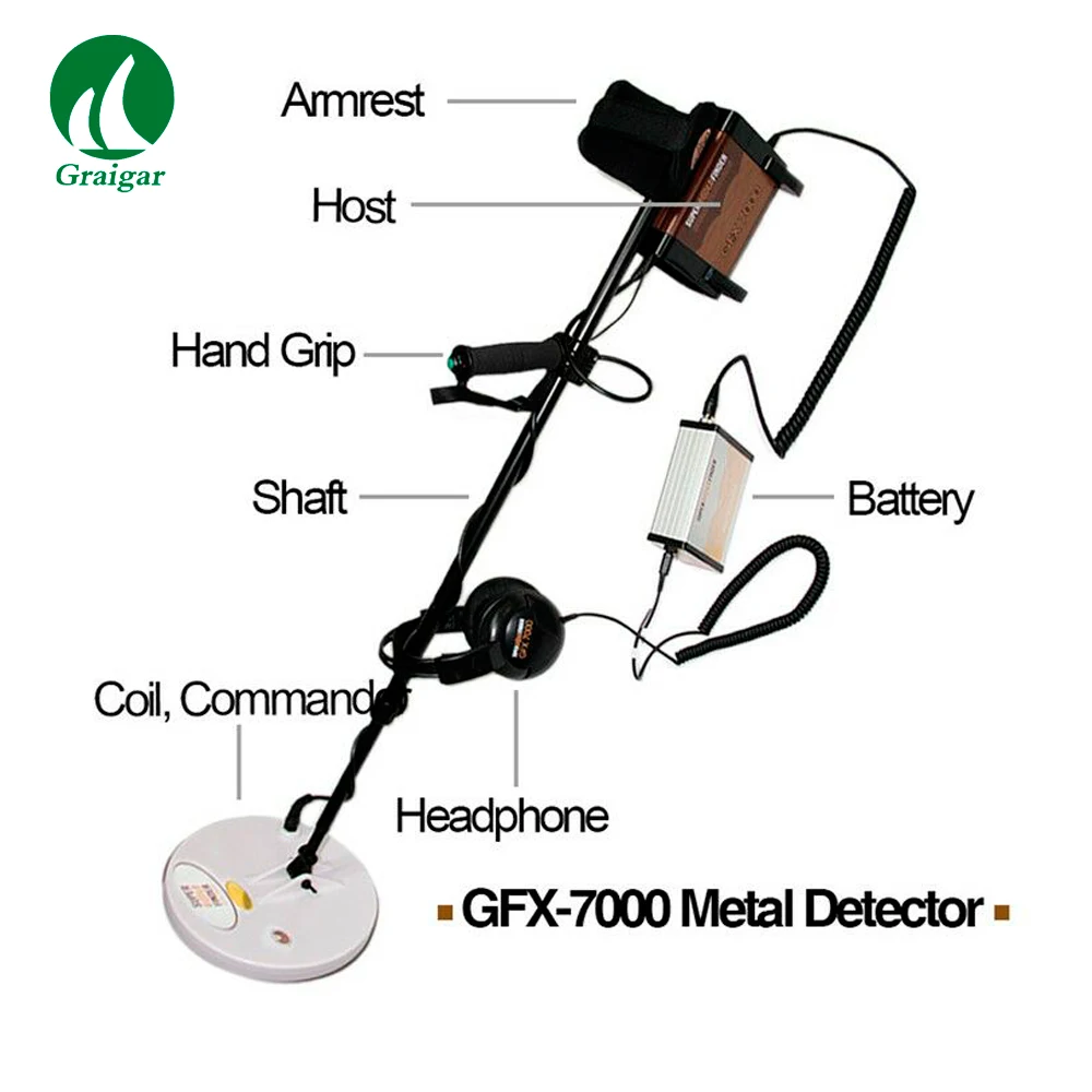 

Gold Detector Treasure Finder Silver Copper Mining Hunter GFX7000 Underground Metal Detector