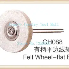 Установленный фетровый диск с плоские края Dremel Аксессуары для вращающихся инструментов 100 шт./партия