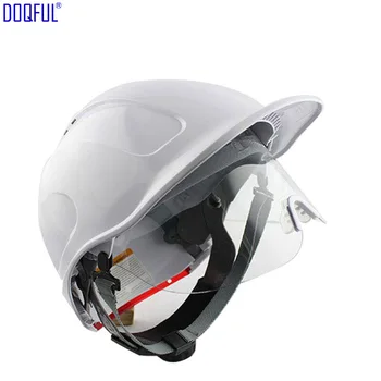 

High Quality ABS Work Safety Crash Helmet Goggles Construction Site Head Eyes Protective Cap Glasses Outdoor Casco De Seguridad