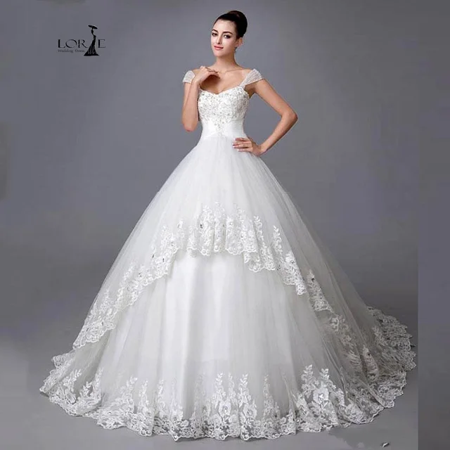 bata de mariee grande taille estilo princesa vestido de boda con