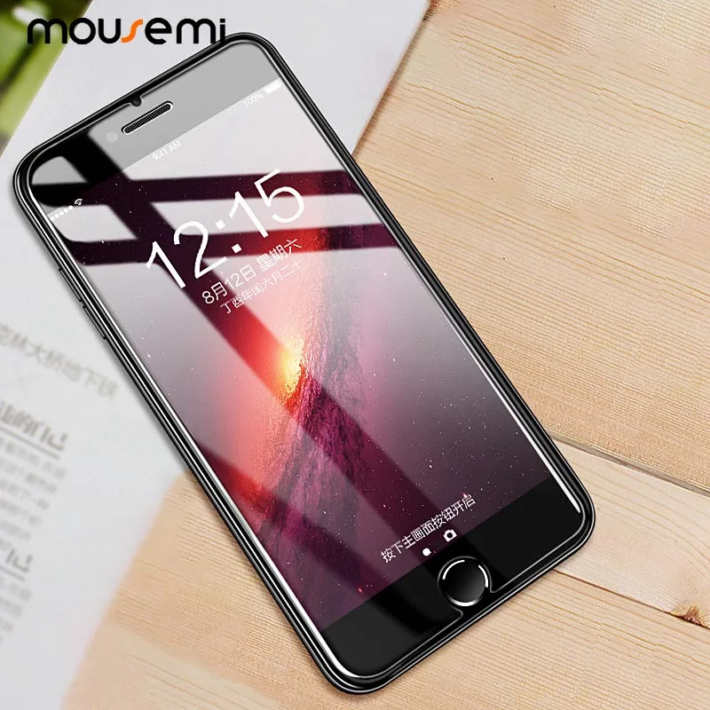 Kopen MOUSEMI Beschermende Glas Voor iPhone 7 6 6 s 8 Plus X 5 5 s se Screen Protectors 9 H gehard Glas 5 s Op Voor iPhone 5 s 6 s X 7 Glas