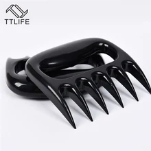 TTLIFE Manual Bear Claws Barbecue Fork Tongs Pull Meat Handler Pork Clamp Roasting Fork BBQ Tools Kitchen Cooking Tool fine cooking roasting