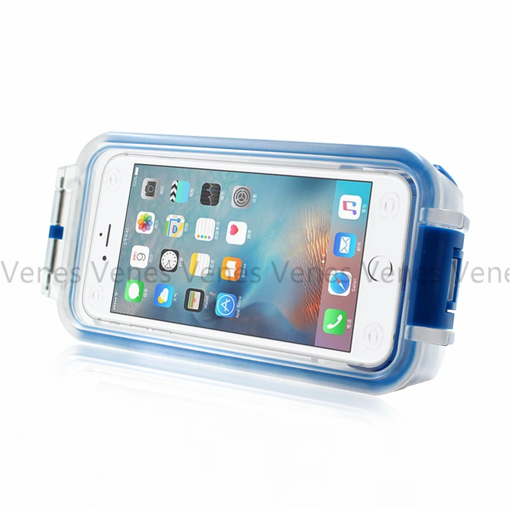 Atualizada do Bluetooth Case de Mergulho Terno de Controle Remoto para o Iphone Tela de Lcd Venes Versão Impermeável x 6 7 Plus 8 5.5 Polegada 30 m - Image 5