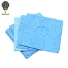 10 pcs 6*6CM Blue High Temperature Resistant Heatstable Soldering Iron Solder Tip Welding Cleaning Sponge Remove Tin ► Photo 3/6
