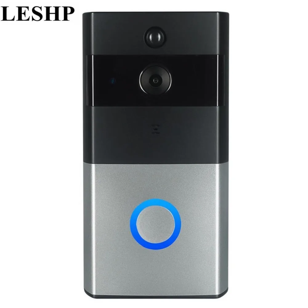 

LESHP Wifi Video Doorbell Wireless 1.0MP HD Camera Night Vision Two-way Audio Intercom Waterproof PIR Motion Detection Doorbell