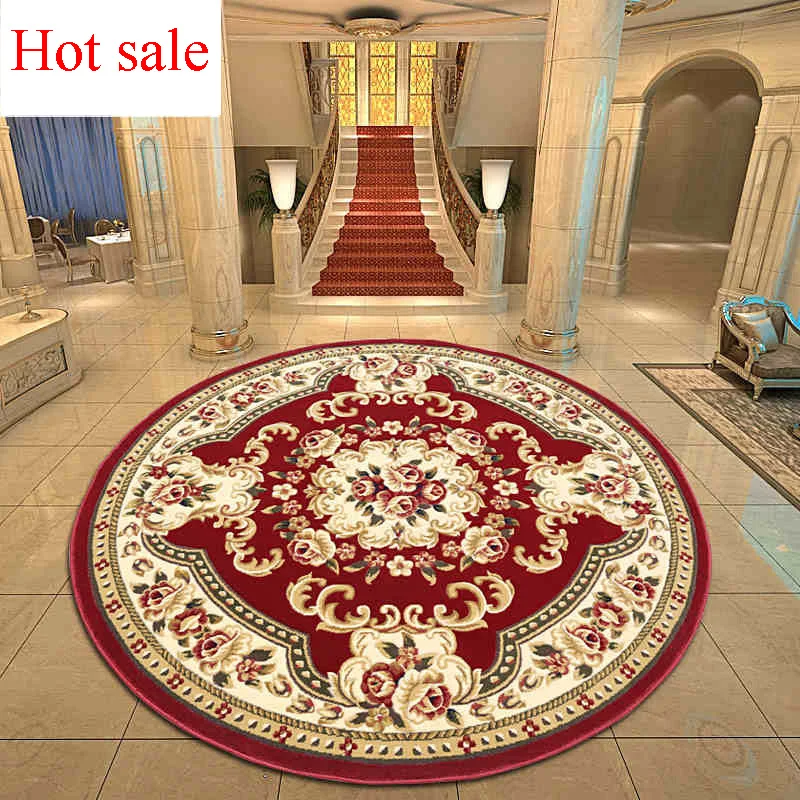 Buy European Classical Royal Luxury Large Soft Round Carpet Carpets For Living