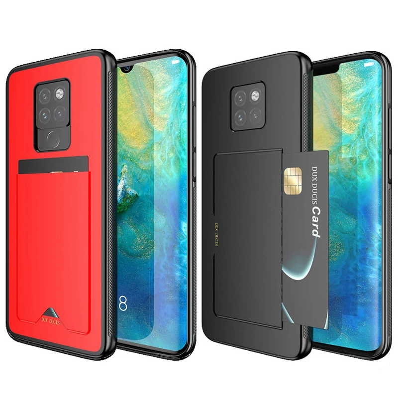 Чехол для huawei Коврики 20 Pro из кожи пу и ТПУ кошелек-чехол крышка Защитная слот