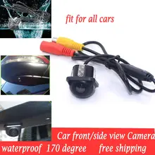 Mini CCD HD Night Vision 170 Degree Car Universal car Front Side view Side view Camera Waterproof Camera fit for all cars