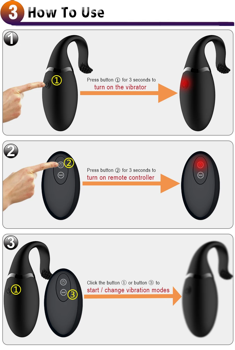 Wireless Remote Control Silicone Bullet Egg Vibrators for Women