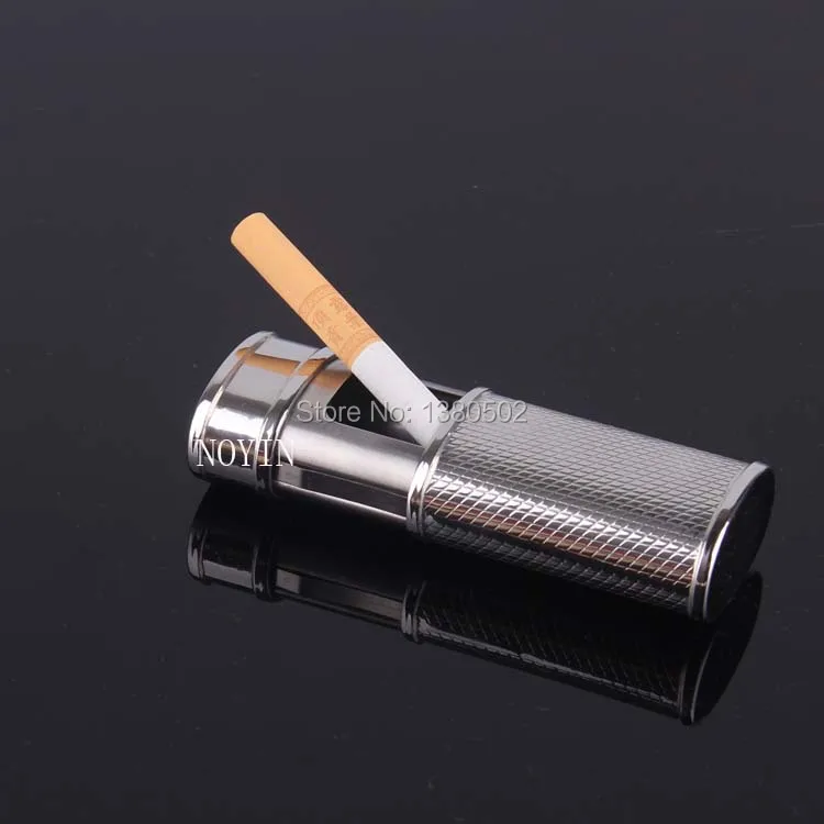 Fashion New Design Stainless Steel Metal Pocket Portable Ashtray For