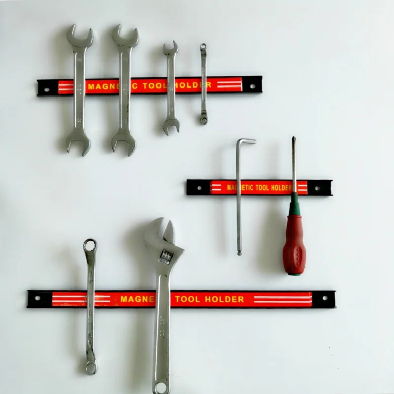 New Magnetic Tool Storage Rack Red / Blue Hardware Tools Storage Box Wall-mounted Magnetic Suction Car Tool Storage