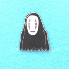 Фильм Унесенные призраком пользовательские Призрак черный и белый эмблема значок нагрудные булавки