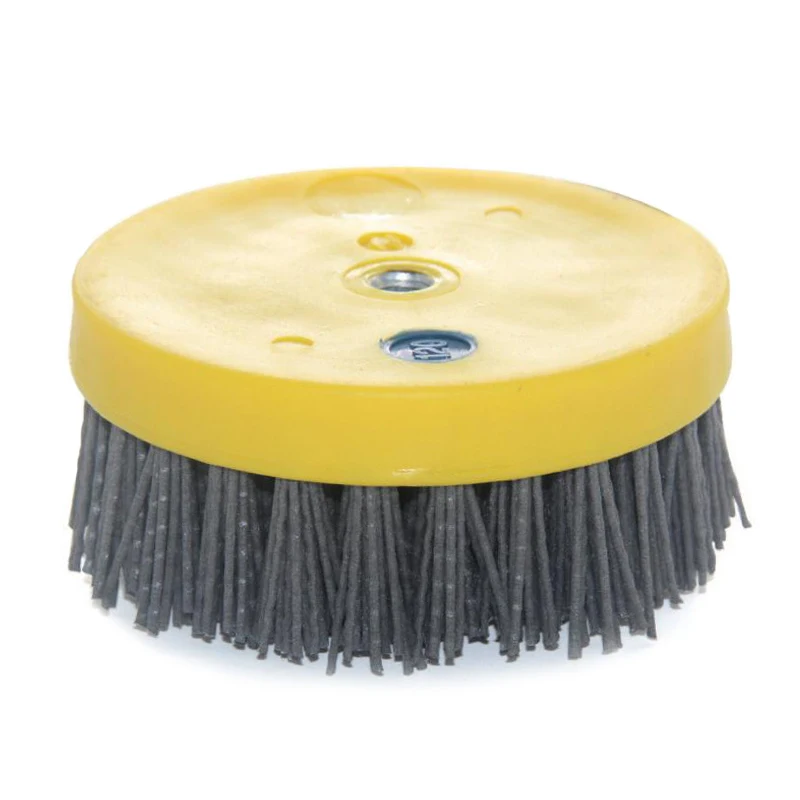 10PCS/Set 110mm Round Abrasive Antique Brush Antique Abrasive Nylon Brush Diamond Abrasive Brushes for stone polishing YG10