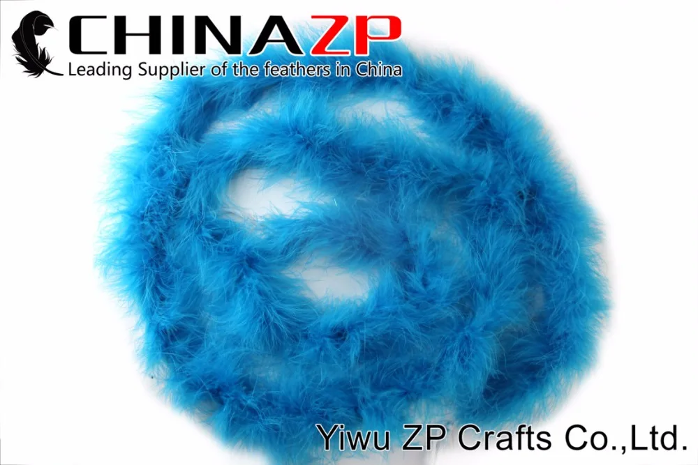 Ведущий поставщик CHINAZP завод 20 г 20 ярдов/партия лучшее качество окрашенный Бирюзовый турецкого Марабу боа из перьев