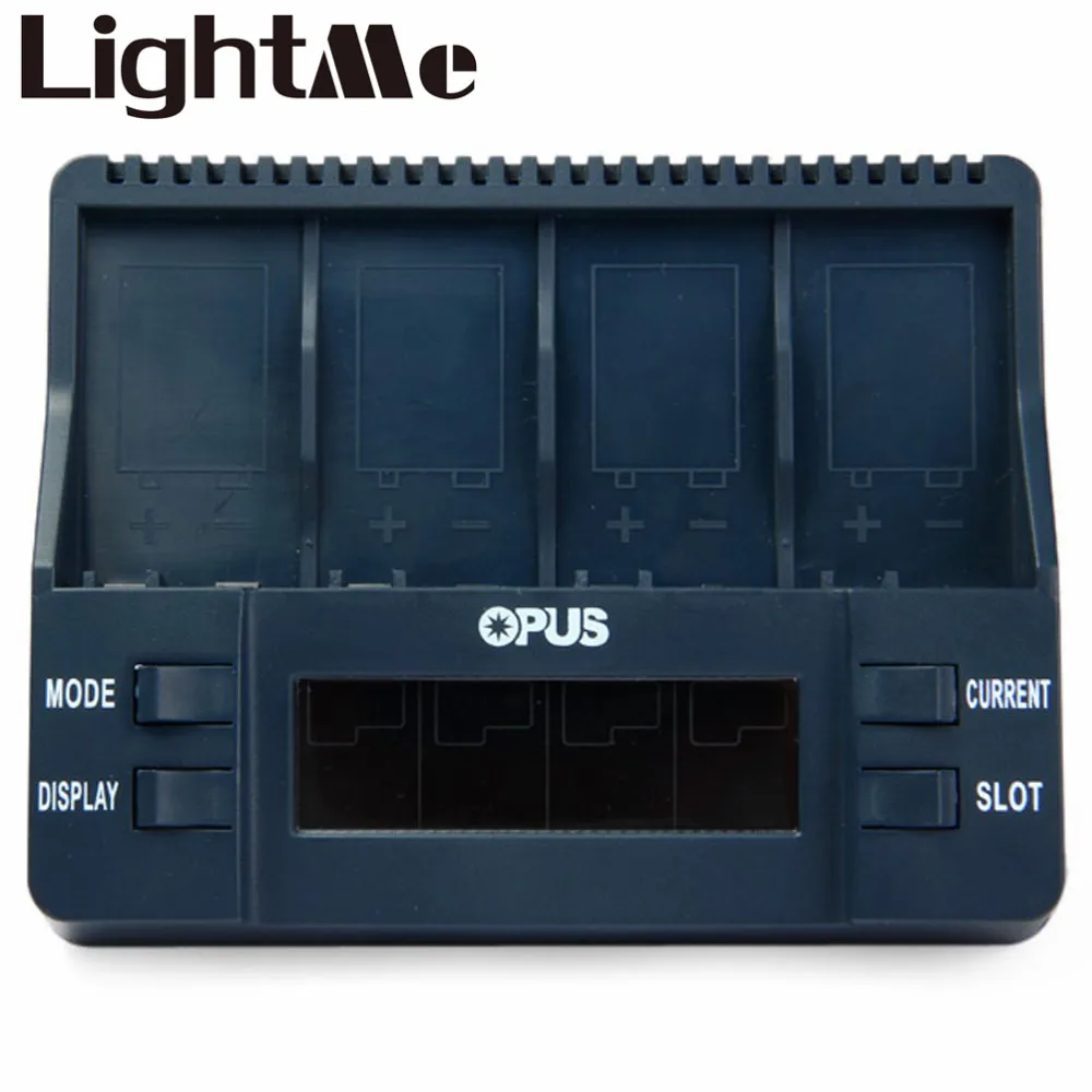 

2016 High Quality Opus BT - C900 Mini USB Universal Battery Charger Digital 4 Slots LCD 9V Li-ion NiMh Batteries EU Plug Charger