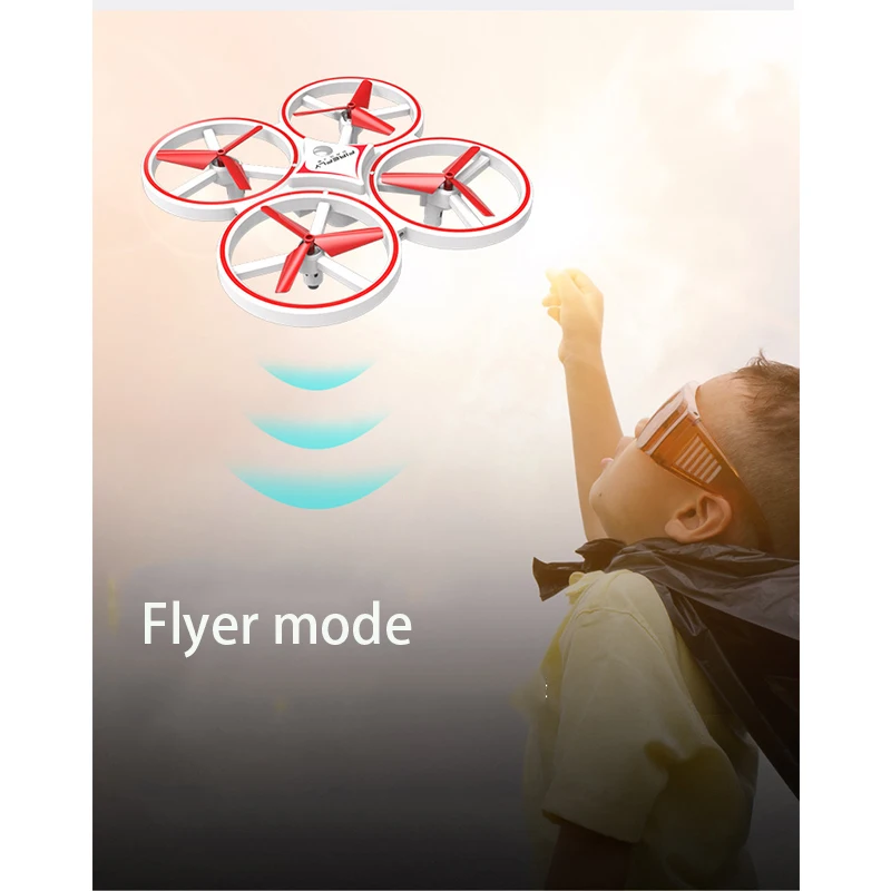 Универсальный жест дистанционное управление самолет светодиодный Новинка огни HD воздушный вертолет Drone подарки для детей и взрослых