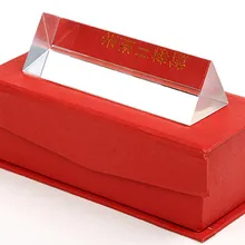 3x3x10 см обучающая физическая оптическая стеклянная научная школа эксперимент обучающие средства подарок на день рождения для детей треугольная призма