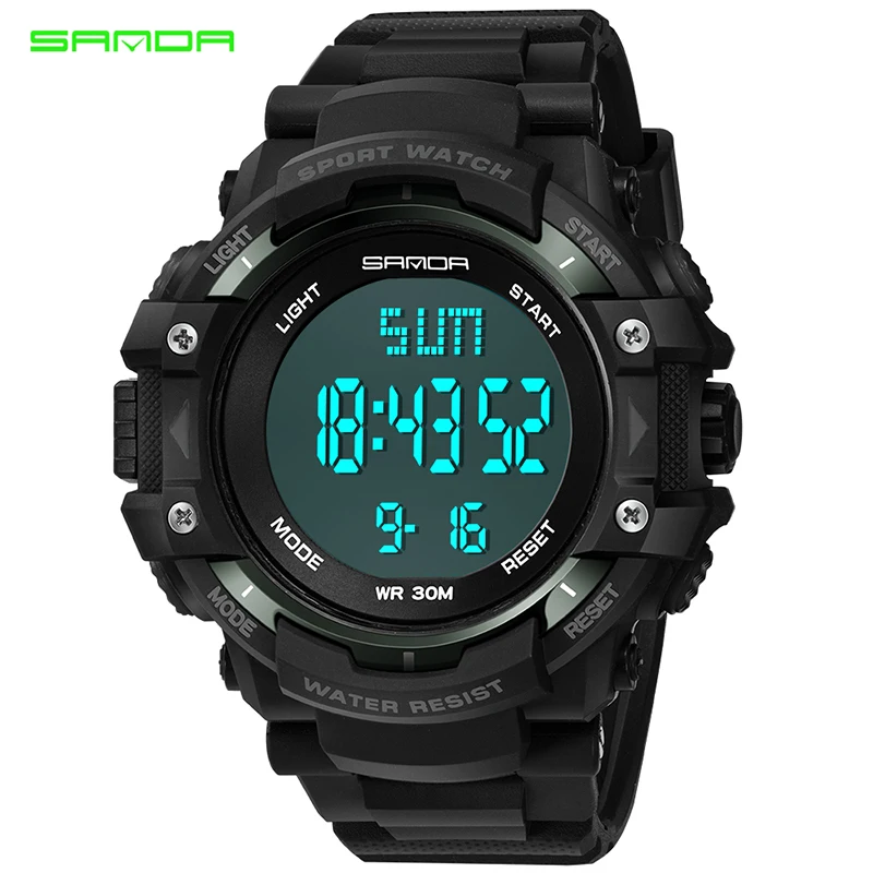 

SANDA Famous Luxury Brands Men's Sports Watches Men's Water-resistant Digital Watches Men's Fashion Watches Relojes Hombre