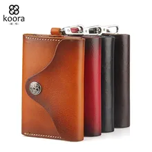 Для мужчин мужской Пояса из натуральной кожи рокер автомобилей Мото Rider Key Holder Женские Кошельки Одежда высшего качества рок-н-ролл Ключ Организатор Чехол