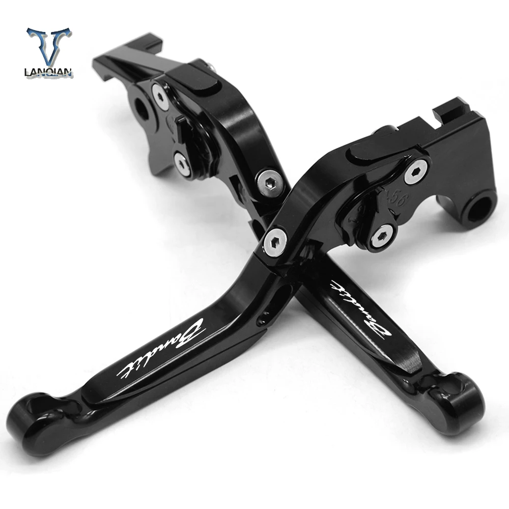 CNC Motorcycle Adjustable Folding Extendable Brake Clutch Levers For Suzuki GSF650 BANDIT 2007 GSF1250 BANDIT 2007-2015