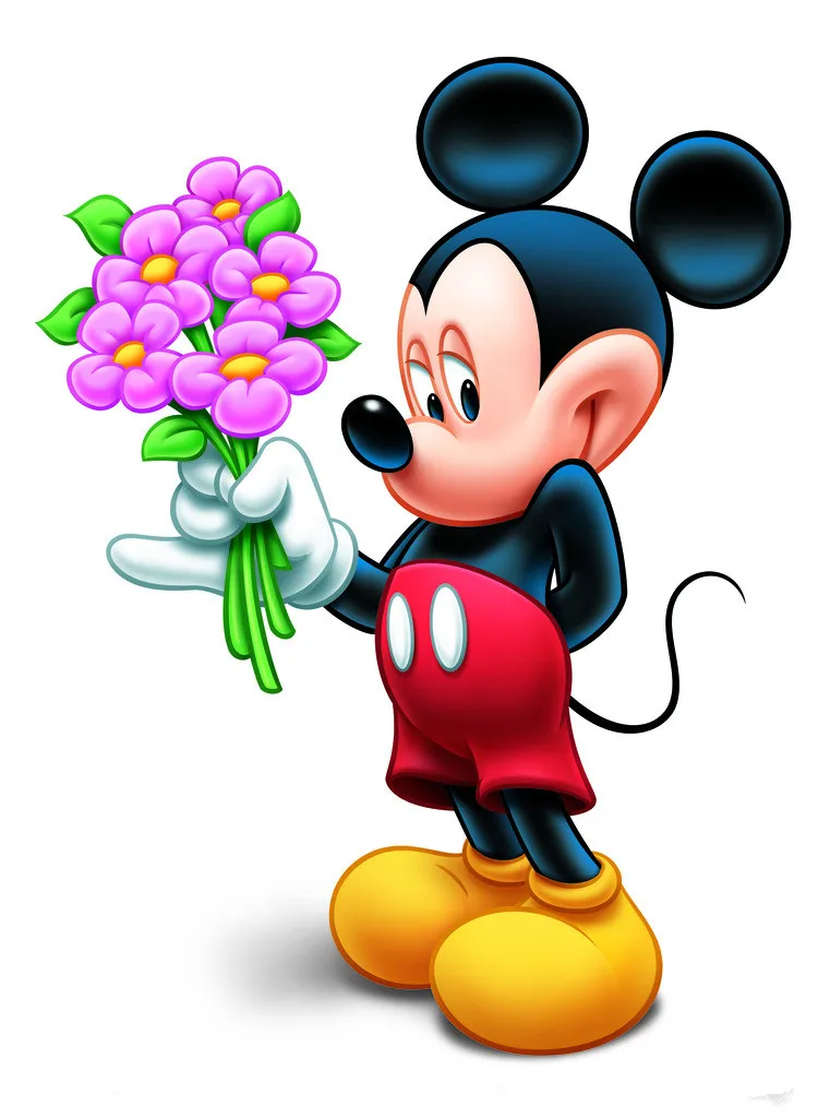 

SHENGYONGBAO 150cm*210cm Vinyl Backdrops for Photography Mickey Mouse Photo Studio Background NML-1047