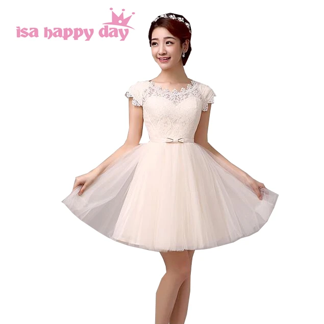 aliexpress: comprar chicas modest rodilla homecoming puffy