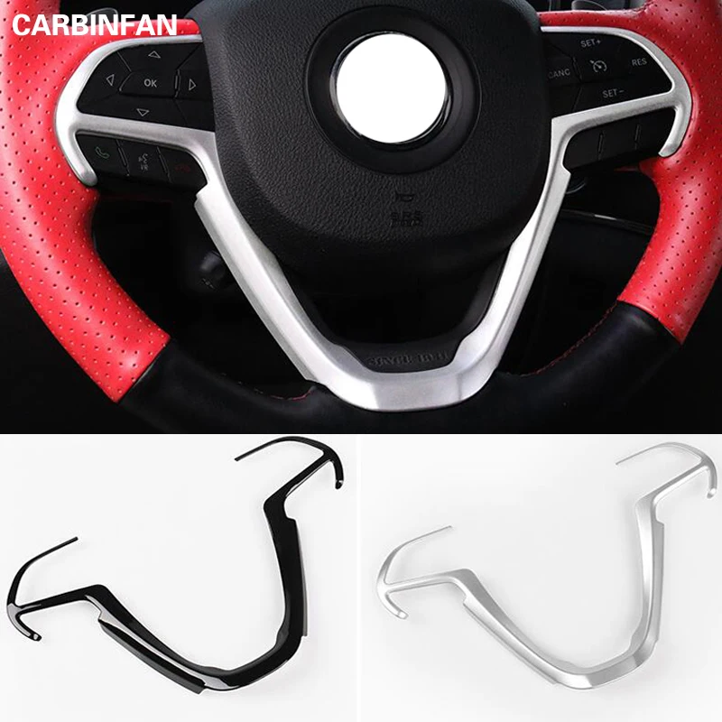 

Automotive Interior Stickers for Grand Cherokee 20114+ Car Steering Wheel Decoration Cover For Jeep Cherokee 2016+