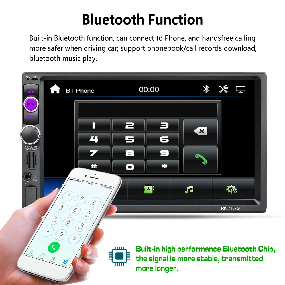 Vehemo 2 Din Touch Screen Premium Smart Car MP5 Navigation font b Music b font MP5