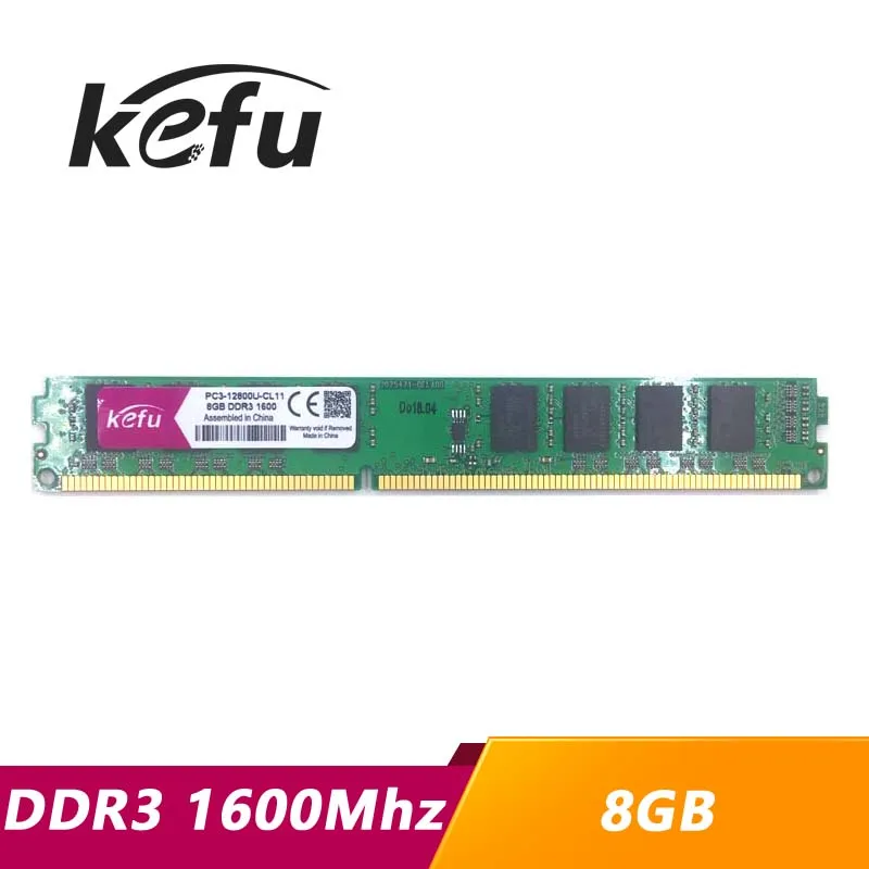 Оперативная память KEFU DDR3 8 ГБ 1600 МГц Стандартная для настольного ПК оперативная
