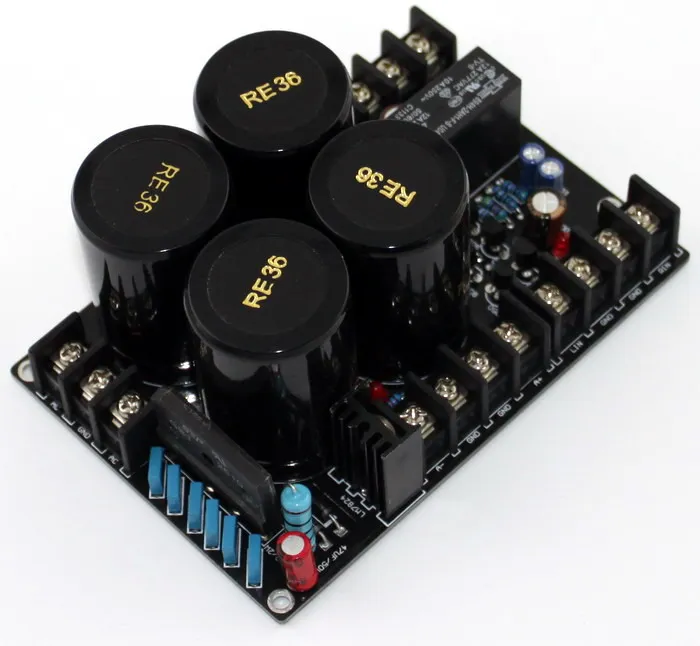Усилитель YJ PSU 10000 мкФ/50 V X4 выпрямитель + усилитель защиты динамика | Электроника