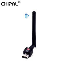 CHIPAL 150 Мбит/с USB WiFi адаптер защитный Мини-ключ Внешняя беспроводная LAN сетевая карта 2,4 ГГц 802.11n/g/b для ПК компьютер для Win 7 8