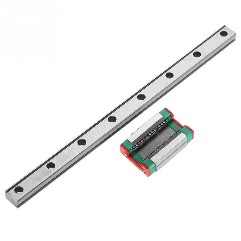 40mm Slide Block Variety Length LML9B 9mm Linear Rail Mini Bearing Steel Guide Rail Slide Rail 