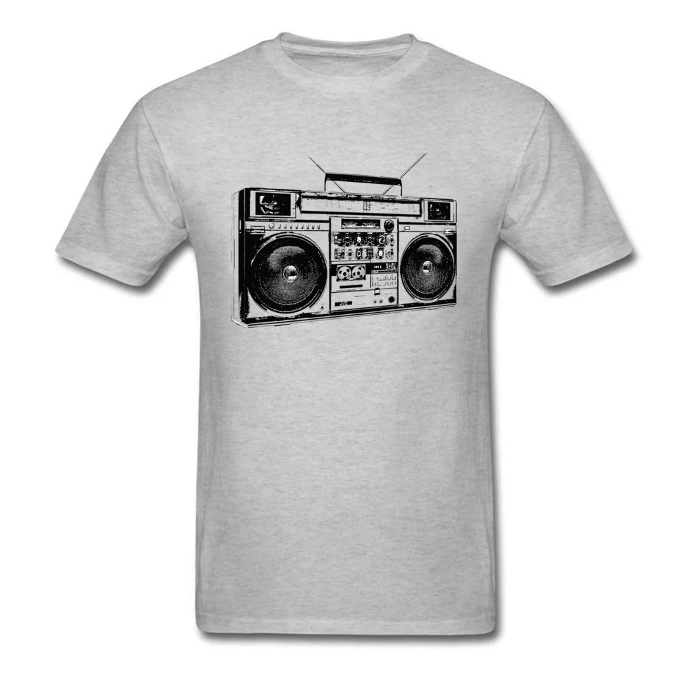 Boom Box Times Family Short Sleeve T Shirt April FOOL DAY O Neck Cotton Men Top T-shirts Family T-shirts 2018 New Fashion Boom Box Times grey
