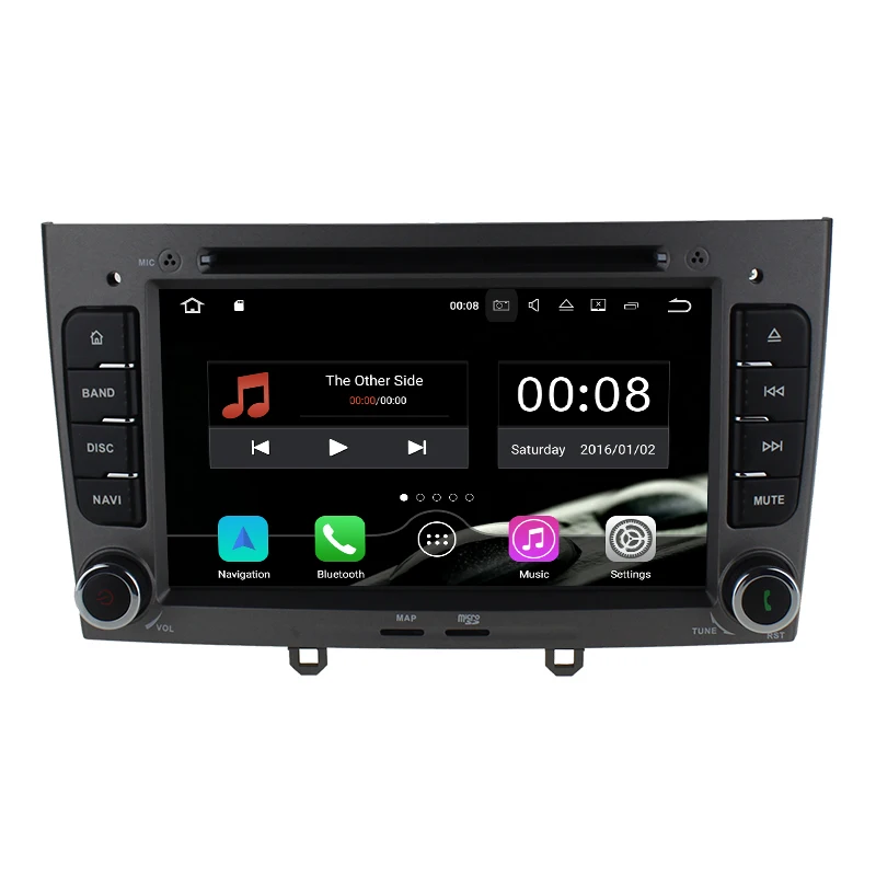 Cheap HIFIF 7" Quad Core Android 7.12 Special Car DVD for Peugeot 308 I (T7) 2008-2011 & 408 2010-2011 with Radio,Bluetooth,RDS,GPS 5
