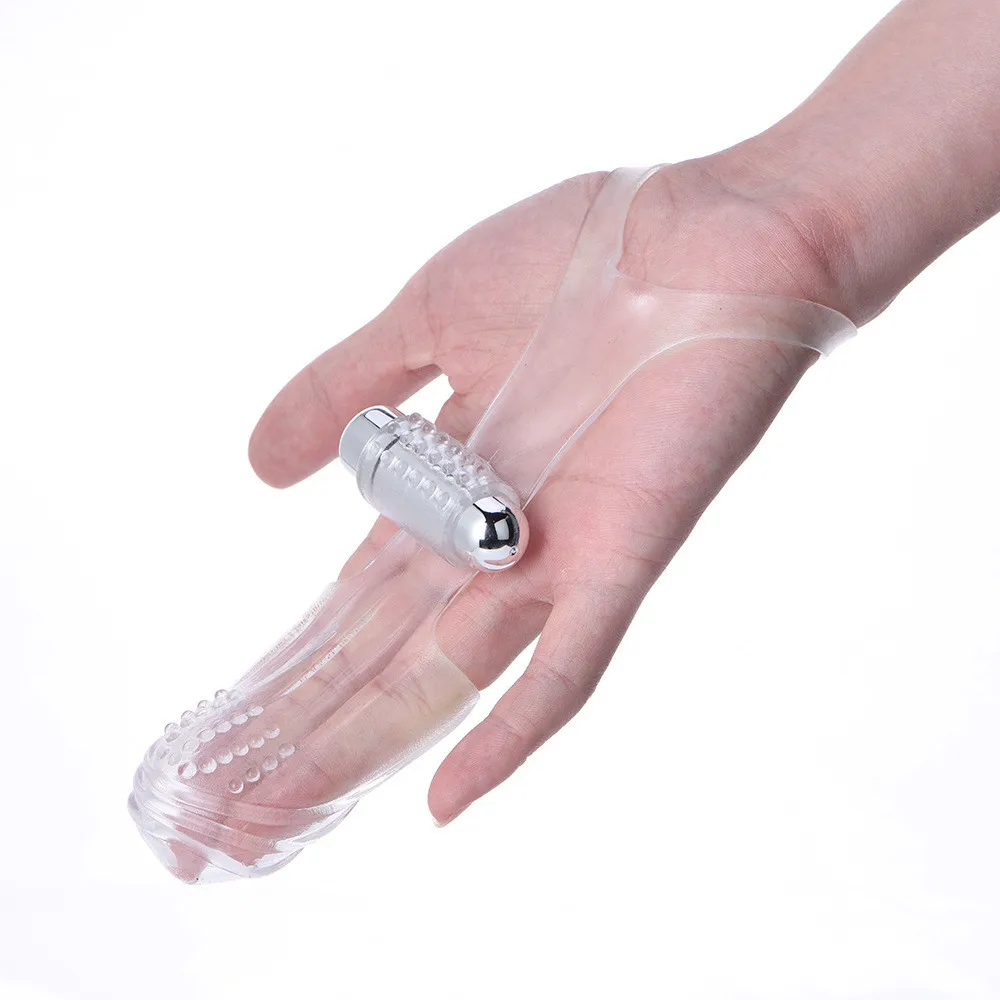  Finger Sleeve G Spot Vibrator For Women Clitoris Stimulator Climax Chastity Vagina Massage Adult Products Sex Toys For Women  (17)