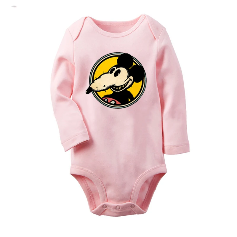 Baby400PC Рок-Группа ACDC Malcolm Angus Brian Cliff Phil, Одежда для новорожденных мальчиков и девочек, комбинезон с длинными рукавами, хлопковый комбинезон с принтом для младенцев - Цвет: Baby400PC