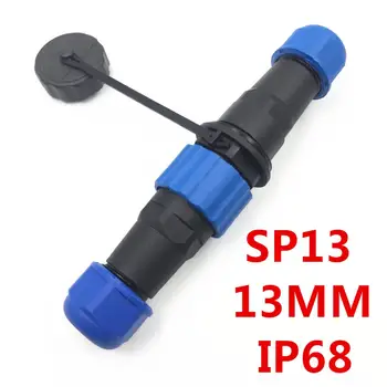 

Waterproof Docking Connector Aviation Plug Plugs Sp13 2pin 3pin 4pin 5pin 6pin 7Pin IP68 Cable Connector SP1310