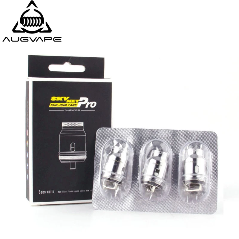 

3pcs/bag Augvape Skynet Pro Sub-ohm Tank Coil 0.15ohm/0.2ohm Fit For Skynet Pro Sub-ohm Aromizer