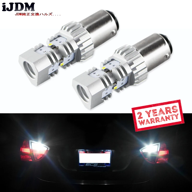 

iJDM 6000K White Reverse Lights BAY15d LED Canbus 1157 P21/5W LED Car Turn Signal Light Bulb Parking Lamp DRL Lamps Rear Fog,12V