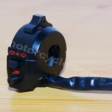 Черный двойной спортивный Левый переключатель сигнала поворота для Honda XL XR 250 400 650 XR600 Yamaha XT WR WRF 450 250