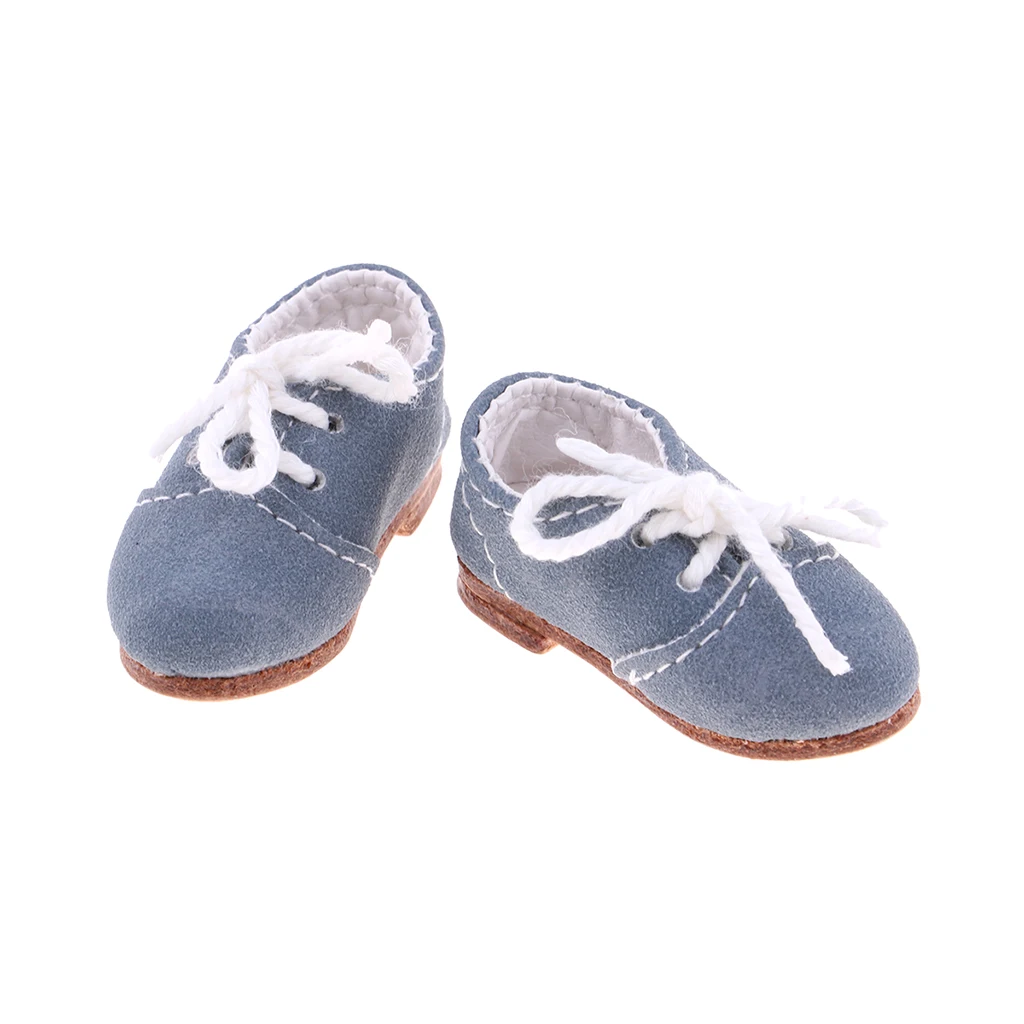 Lovey Doll Mini Lace Up Shoes 1/6 BJD Dolls Casual Wear, for girls Doll Accessory Girl Toys  or other 1/6 dolls Cloth