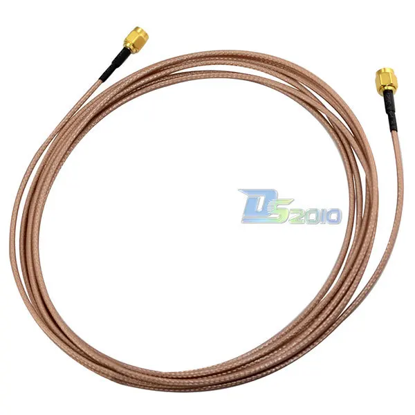 

High QualityRF Coax RP-SMA Male to RP SMA Male Straight Wi-Fi Jumper Pigtail Cable RG316 3m