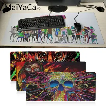 

Maiyaca hotline miami mouse pad gamer play mats Laptop gaming Mat 700*300mm Large mouse pad Speed Keyboard Mouse mat for dota2