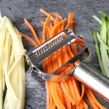 

Stainless Steel Vegetable Fruit Graters Double Head Fruit Peeling Knife Multifunctional Kitchen Accessories Peelers & Zesters