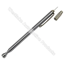 2 in 1 Flexible Telescopic Magnetic Pick Up Tool Wiper Nozzle Needle Adjustment Tool Car Truck Repair