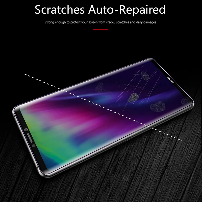 CHYI для huawei honor note 10 Оригинальное защитное стекло Силиконовое изогнутое nano ремонт