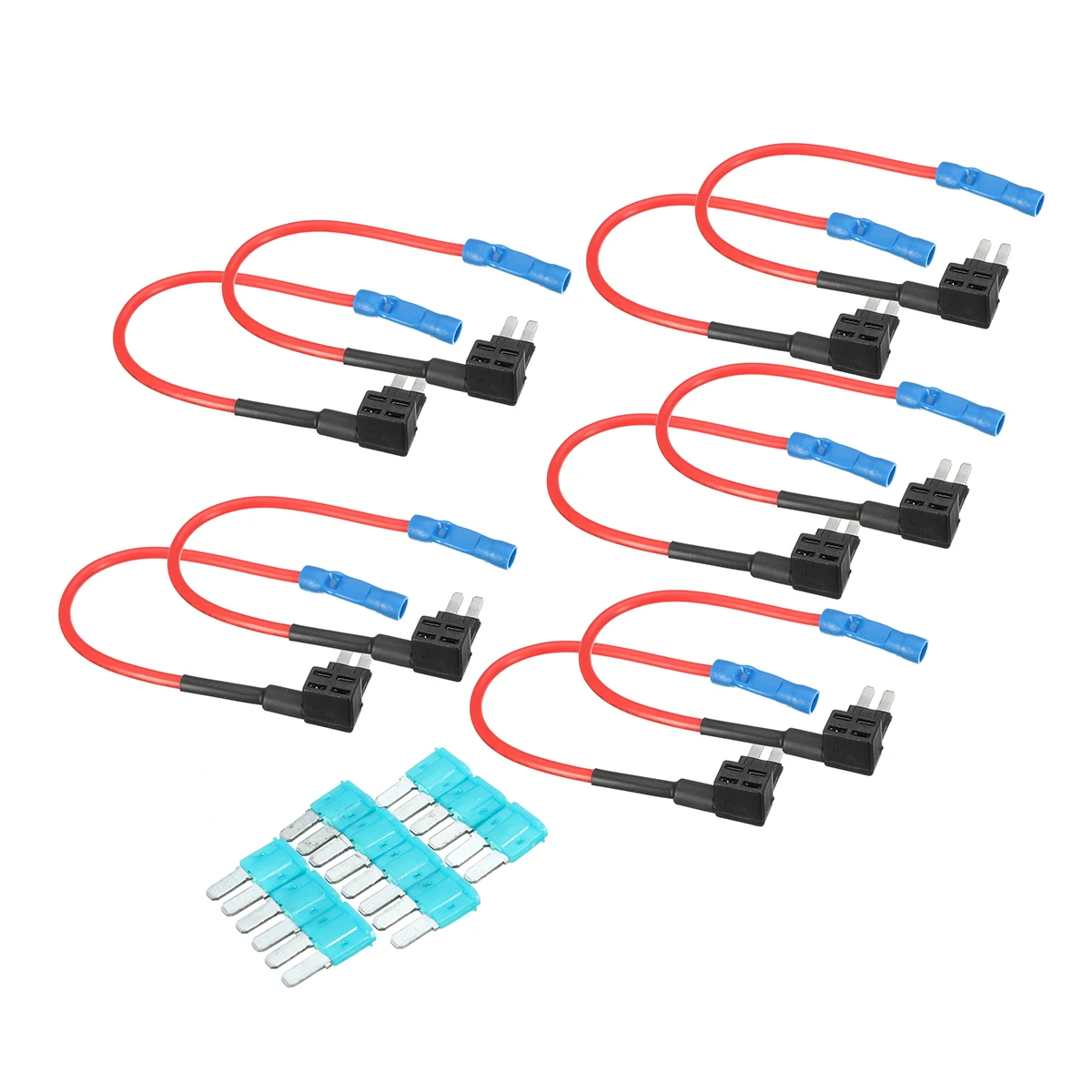 10Pcs Car MICRO2 II ATR Fuse Adapter Tap Add A Dual Circuit Adapter Holder For Truck Boat Blade Fuse Box 10Pcs Car MICRO2 II ATR Fuse Adapter Tap Add A Dual Circuit Adapter Holder For Truck Boat Blade Fuse Box