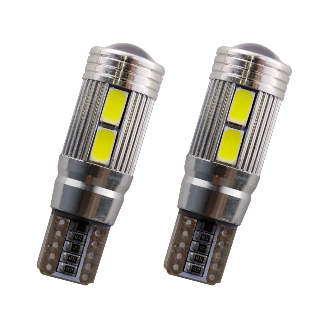 100 шт. стайлинга автомобилей авто светодиодный T10 Canbus 194 W5W 10 SMD 5630 Светодиодный лампочки нет ошибок светодиодные фары для парковки T10 светодиодный автомобильный боковой свет 12В, производство Китай