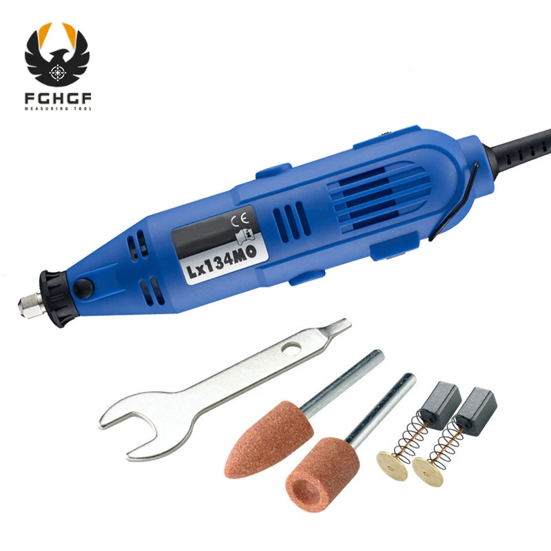 

FGHGF 220V Electric Grinder Grinder Set Speed Speed Engraving Machine Milling Cutter Cutting Tools Dremel Mini Drill Engraver